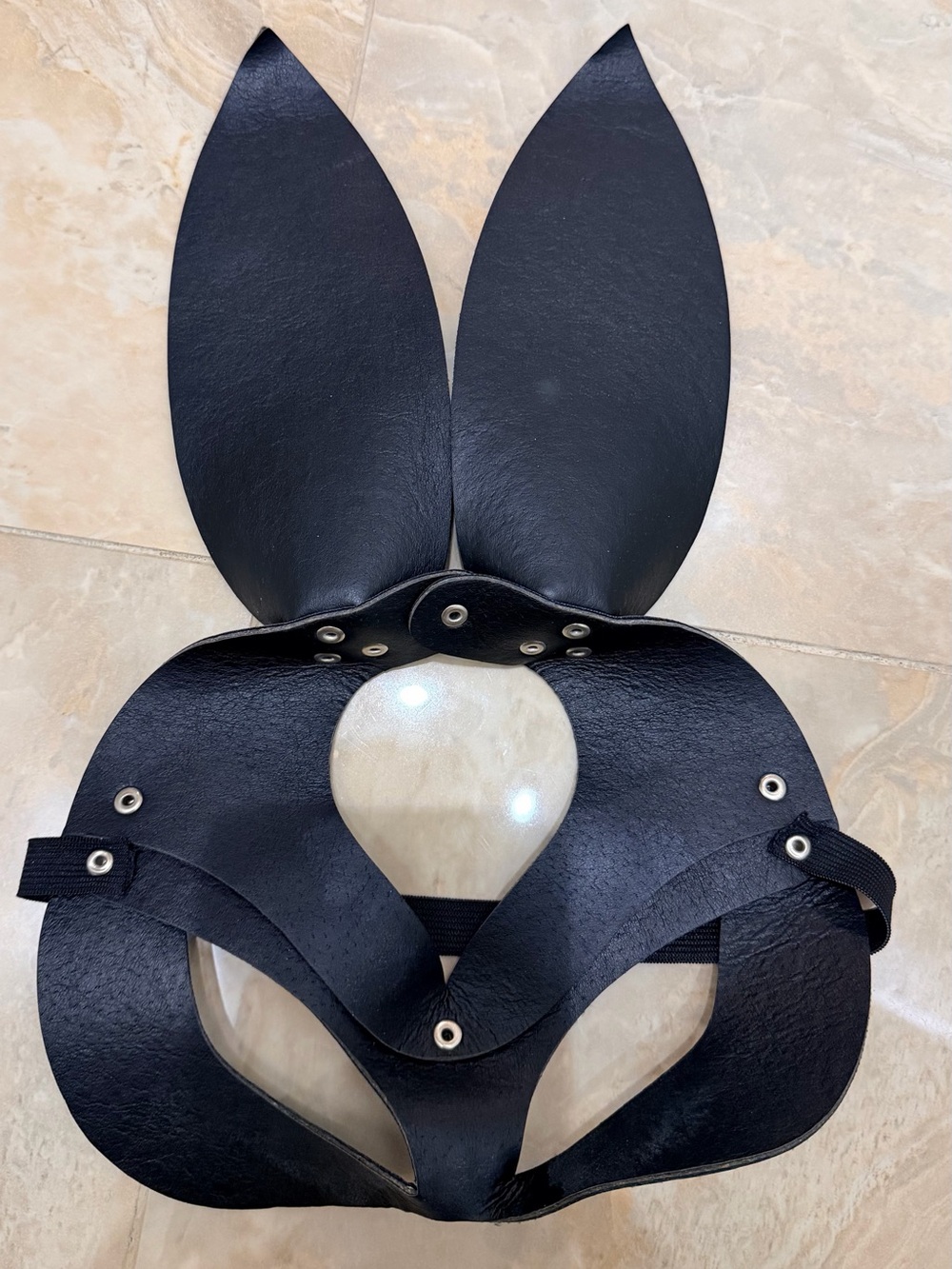 Halloween bunny ear face mask